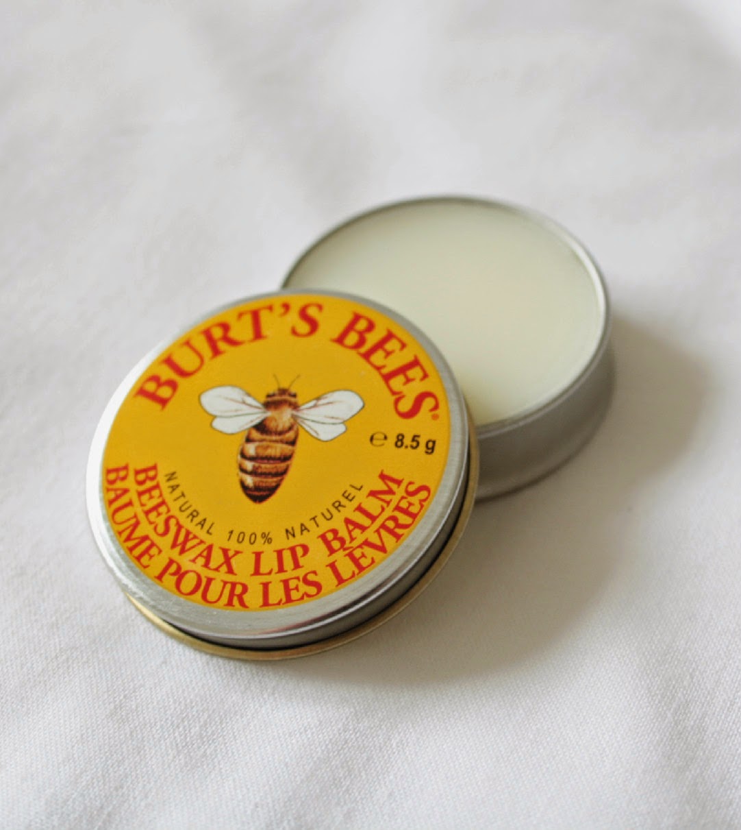 Burt's Bees beeswax lip balm tin - so moisturising for your lips!  The peppermint oil makes your lips tingle