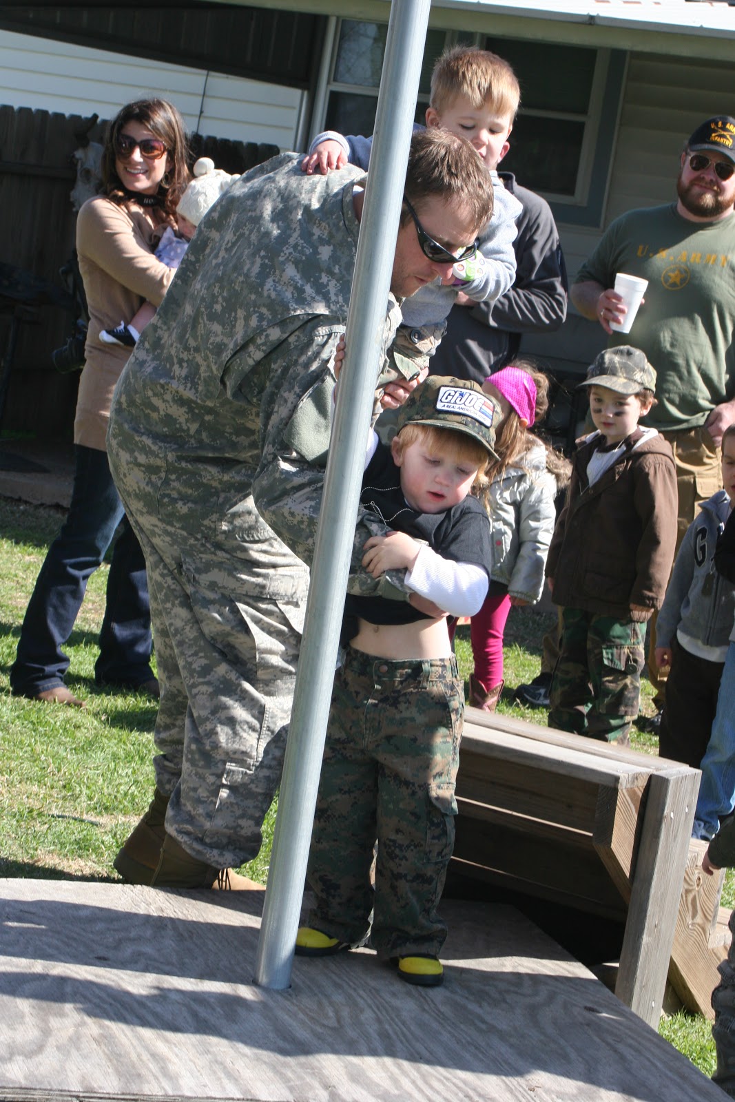 Greene Acres Hobby Farm: Army Camoflauge Birthday Party