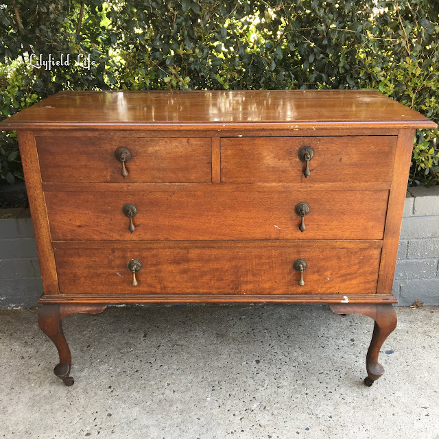 vintage oak drawers