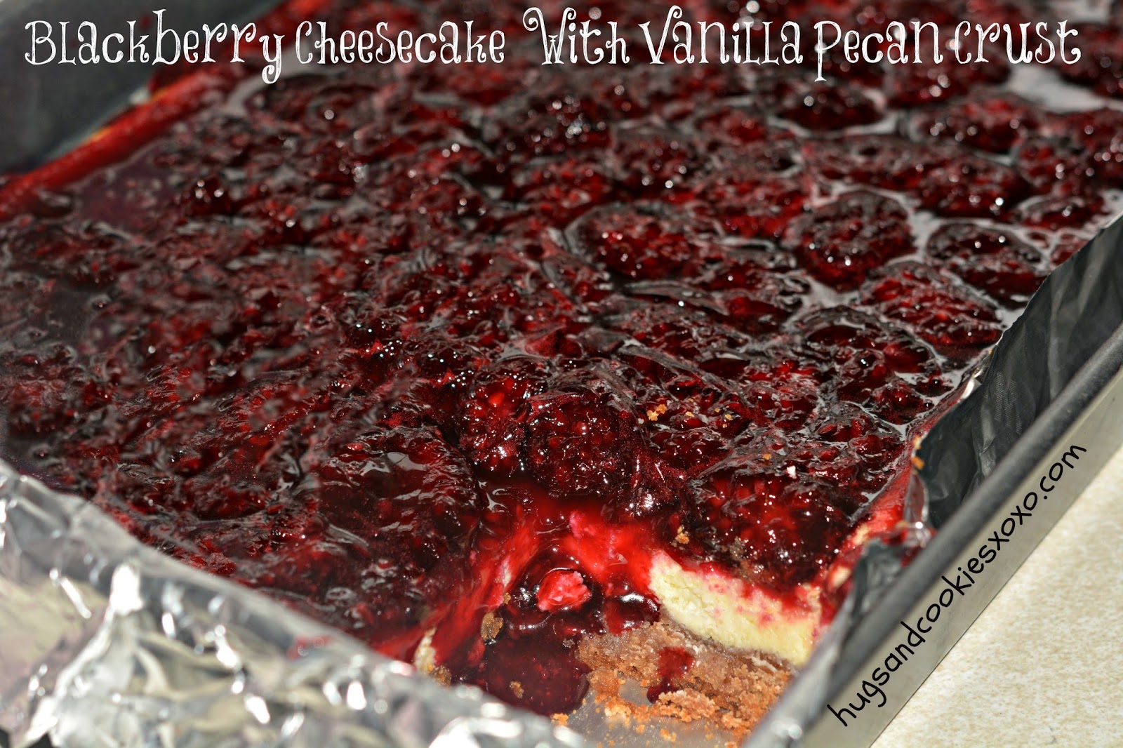 BLACKBERRY CHEESECAKE