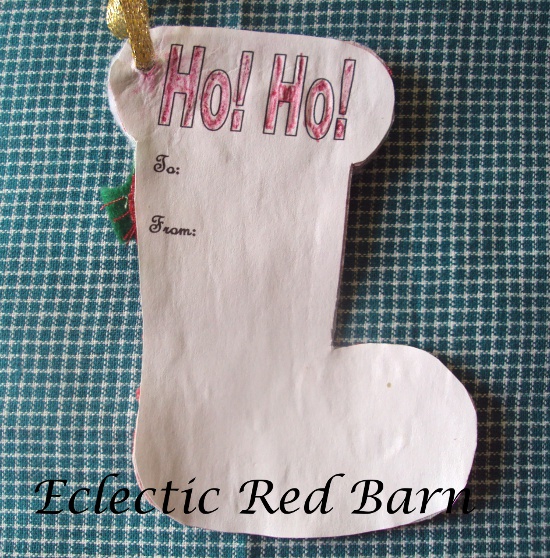 Back of stocking tag