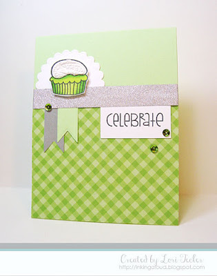 Celebrate card-designed by Lori Tecler/Inking Aloud-stamps from Paper Smooches Celebrate card-designed by Lori Tecler/Inking Aloud-stamps from Paper Smooches