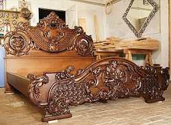 bed wooden frame handmade designs cnc unique wood stl rustic 2pc furniture beds 3d a062 hand bedroom take designing decor