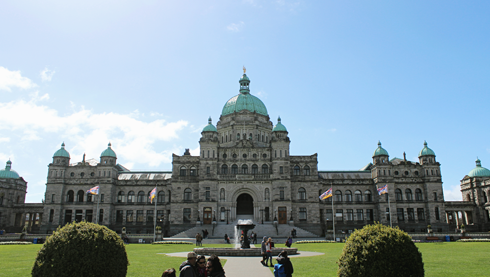 British Columbia Legislature Parliament Building Victoria