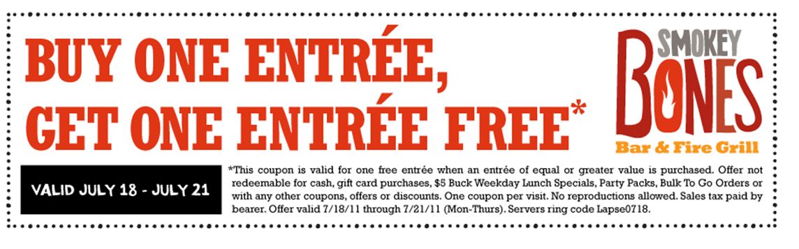 ♥♥♥The Nikolai Nuthouse♥♥♥: BOGO FREE Entree Printable Coupon from ...