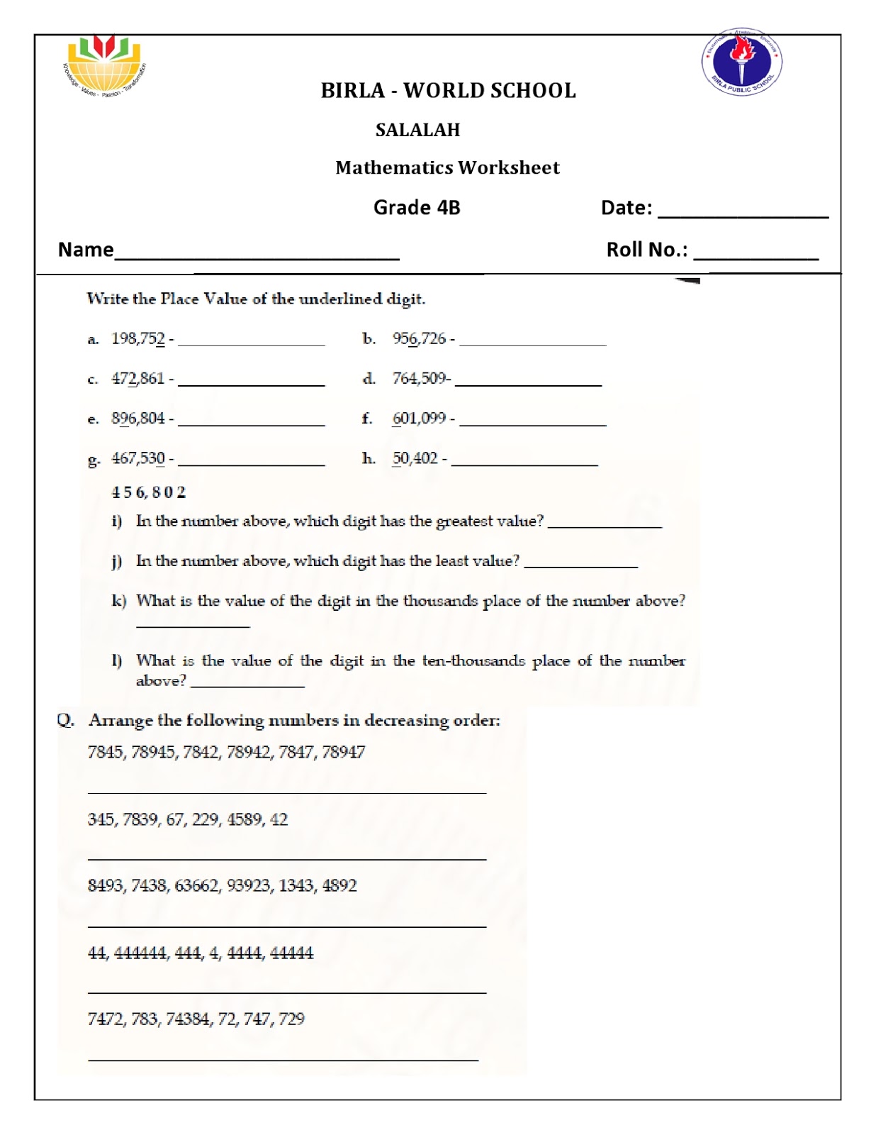 Summer holiday homework for class 1 to 5 image