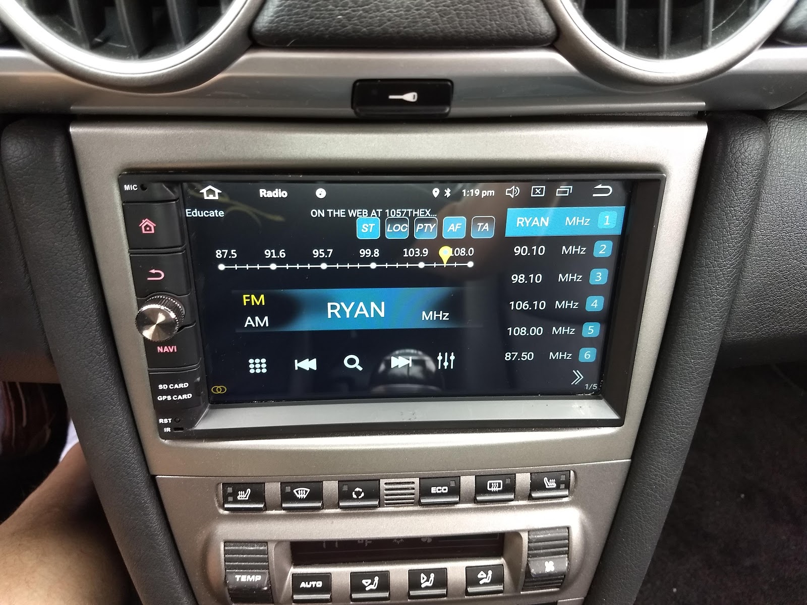 Jim Roal: Porsche Cayman S Car Stereo Head Unit Upgrade