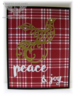 CraftyColonel Donna Nuce for Cards in Envy challenge blog. Christmas Card, Spellbinders and Memory Box dies.