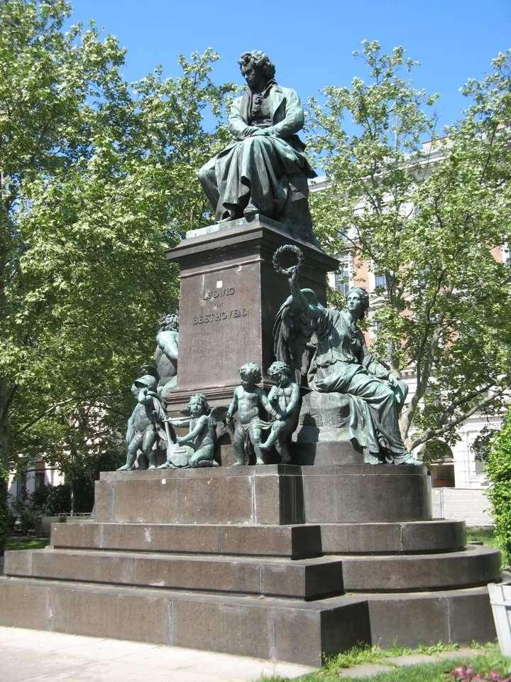 Beethoven Monument, Vienna 1880 | Kaspar von Zumbusch 1830-1915