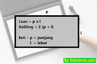 Rumus persegi panjang - bangun datar Rumus persegi panjang - bangun datar