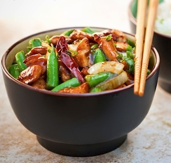 recipe for green beans and chicken with black bean garlic sauce