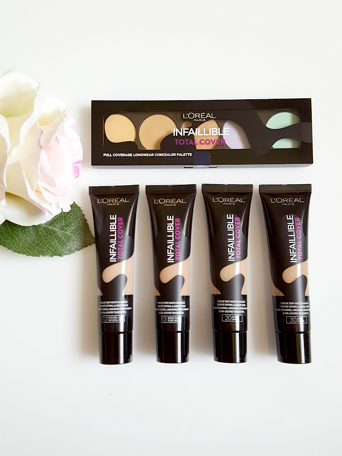 L´Oréal Paris Infaillible Total Cover Concealer Palette & Foundation