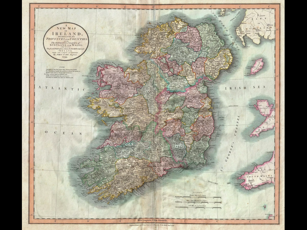 AS THEY WERE: "NEW" MAP OF IRELAND