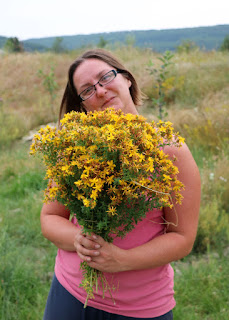 Happy harvest of good-for-tummy flowers Happy harvest of good-for-tummy flowers