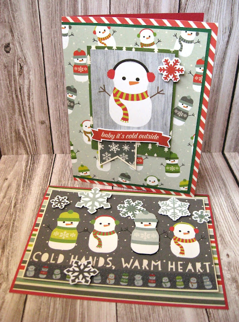 FotoBella: Fun Snowmen Cards - Simple Stories (Sub Zero)