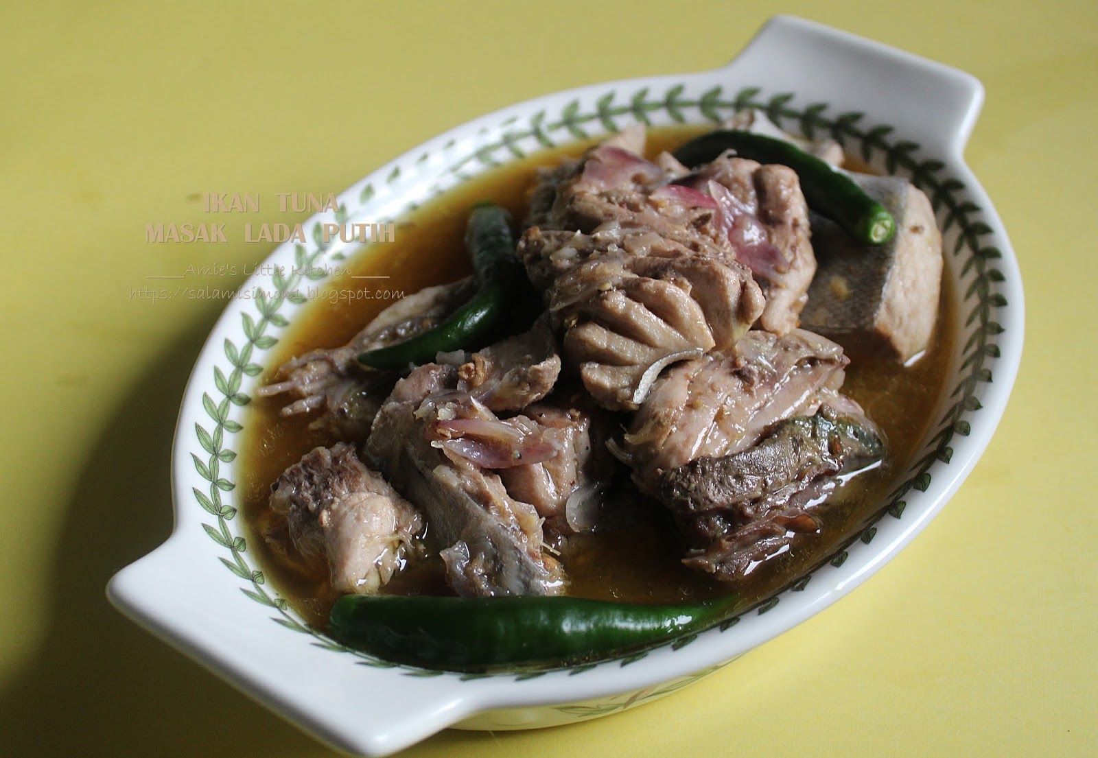 Ikan Tuna Masak Lada Putih AMIE�S LITTLE KITCHEN