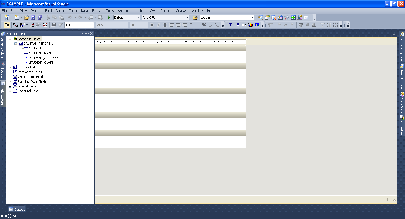 How to create Crystal report in using Store Procedure