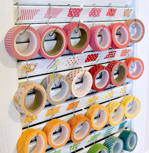 Como organizar as fitas no atelier Como organizar as fitas no atelier
