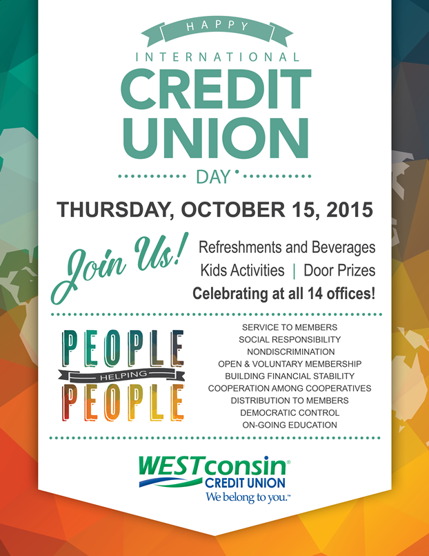 WESTconsin Credit Union Blog International Credit Union Week October 1217 WESTconsin Credit Union Blog International Credit Union Week October 1217