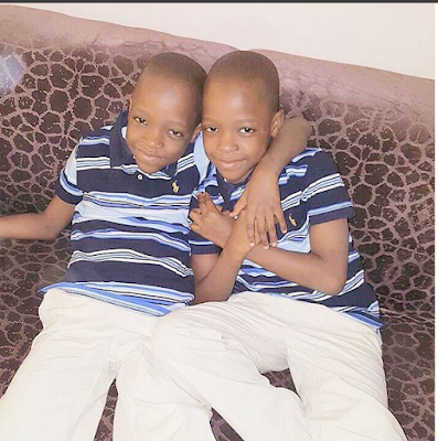 Star Actor, Femi Afolabi's Identical Twin Boys Birtday Is Today [Photo]