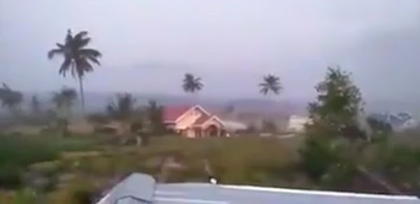 Ngeri, Video Amatir Satu Kampung Bergeser sebelum Hanyut Digulung Tsunami Palu