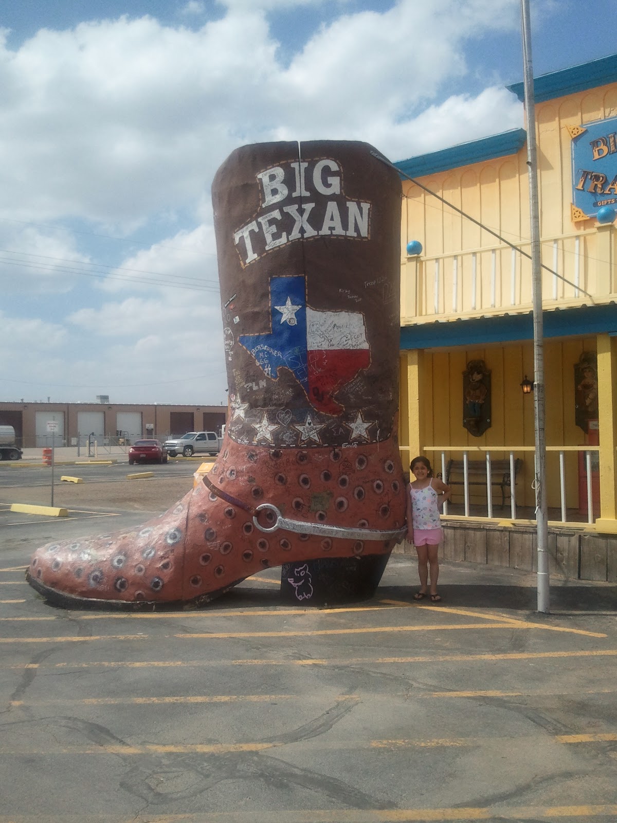 Arellano family The Big Cross, Groom, TX and The Big Texan, Amarillo, TX