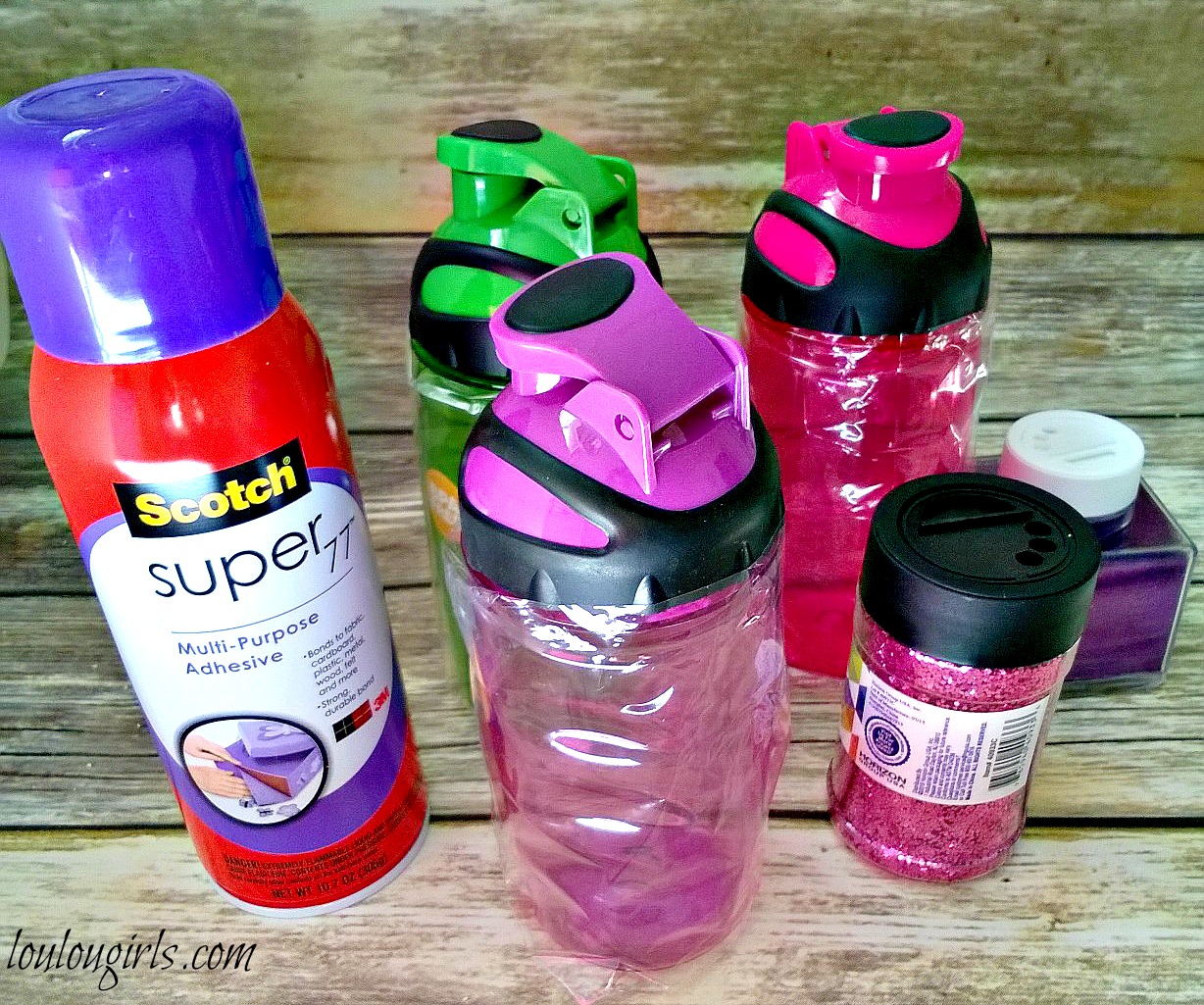 Easy Glitter Bottles Lou Lou Girls