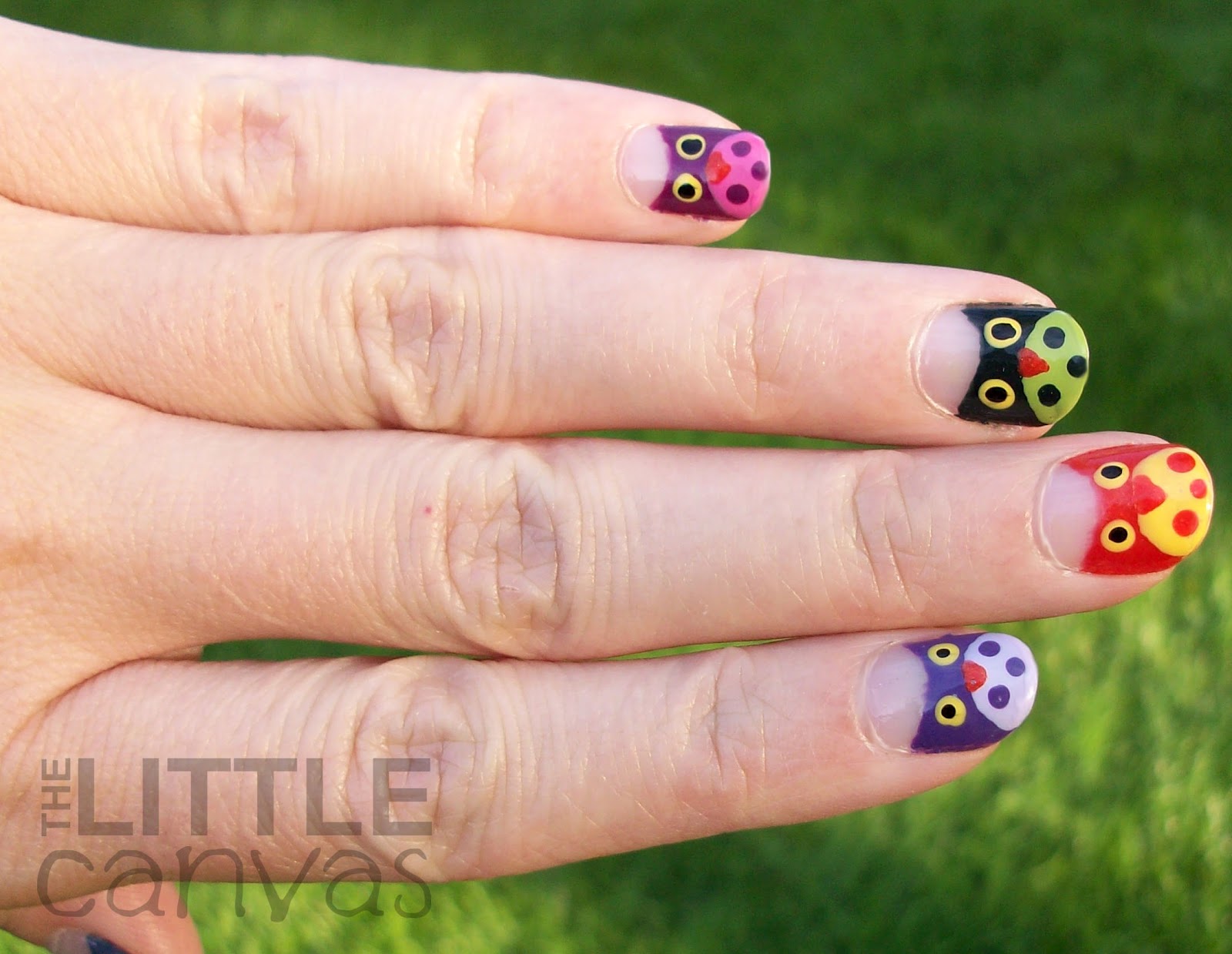 5. Owl and Pumpkin Nail Design - wide 3