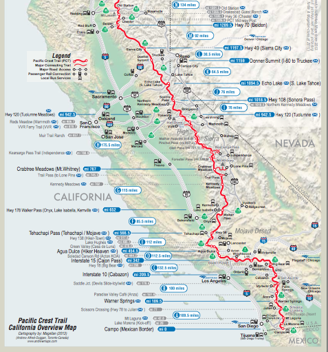 Hike on the Good Foot: Basic Information on the Pacific Crest Trail