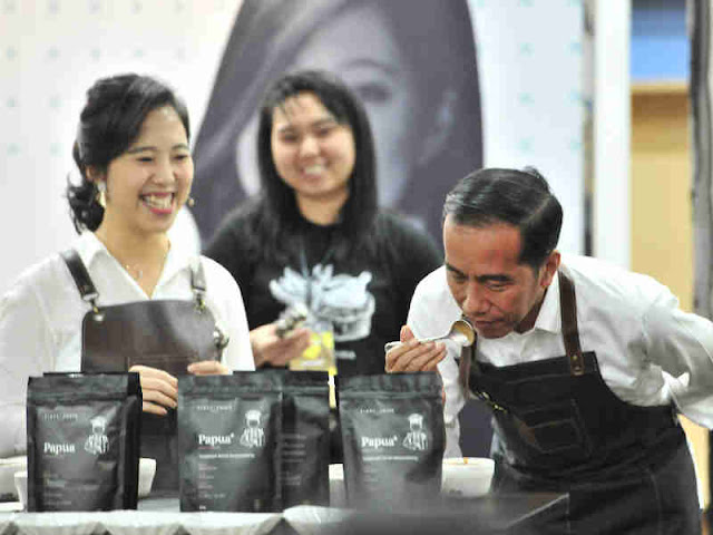 Buka Festival Terampil 2019, Jokowi Nilai Warung Kopi Miliki Prospek Buka Festival Terampil 2019, Jokowi Nilai Warung Kopi Miliki Prospek