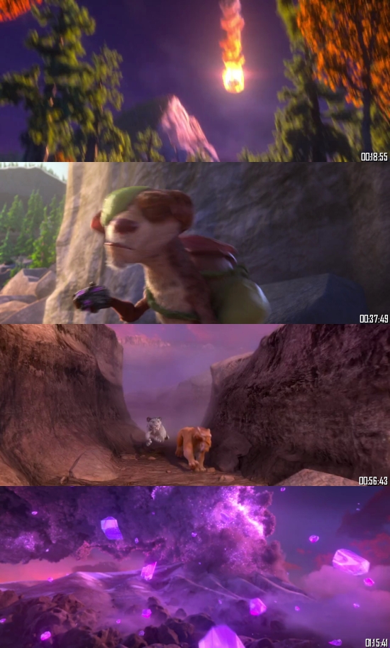 Ice Age Collision Course 2016 BRRip 720p 480p Dual Audio Hindi English Full Movie Download