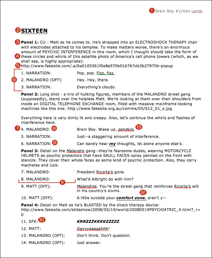 kenny porter how to easily format a comic book script comic book script template