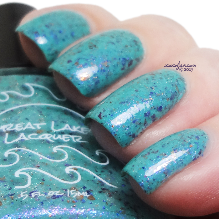 xoxoJen's swatch of Great Lakes Lacquer Hope Always Floats