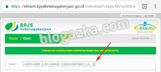Pilih Kantor Cabang BPJS Ketenagakerjaan untuk mengirimkan dokumen Pilih Kantor Cabang BPJS Ketenagakerjaan untuk mengirimkan dokumen