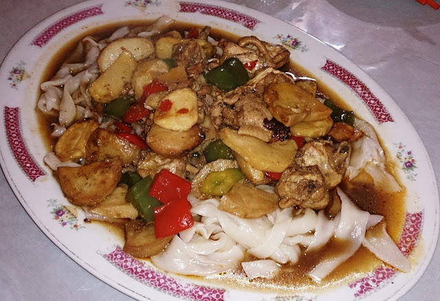 Lao Tuo Jia, Xinjiang, vegetarian noodles