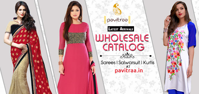 Wholesale Designer Saree and Salwar Suits at pavitraa.in