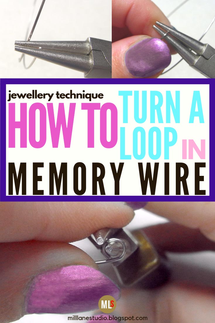 JewelleryMaking Basics How to Turn a PERFECT Loop on Memory Wire