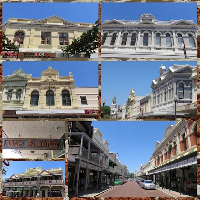 Fremantle Things to Do: Check out the high street. Collage of architecture
