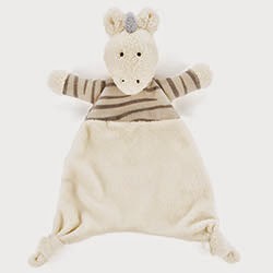 Little Jellycat Tiggy Zebra Soother