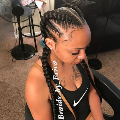 +20 Two Braids Hairstyles for African Women To Try In Summer Nights Bored of the same braided hairstyle and need to try something stylish +20 Two Braids Hairstyles for African Women To Try In Summer Nights