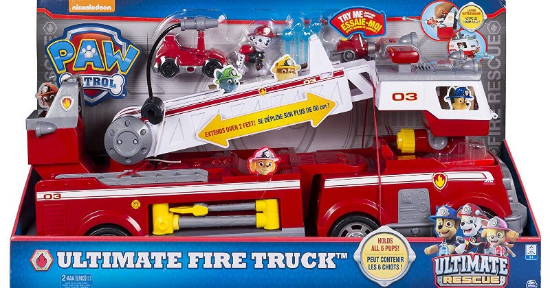 camión ultimate fire spin master paw patrol
