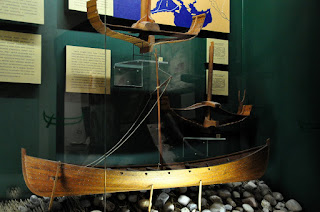 makieta łodzi wikińskiej z Truso