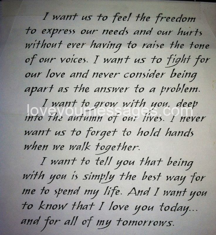 Deep And Long Love Letters For Her Love You Messages
