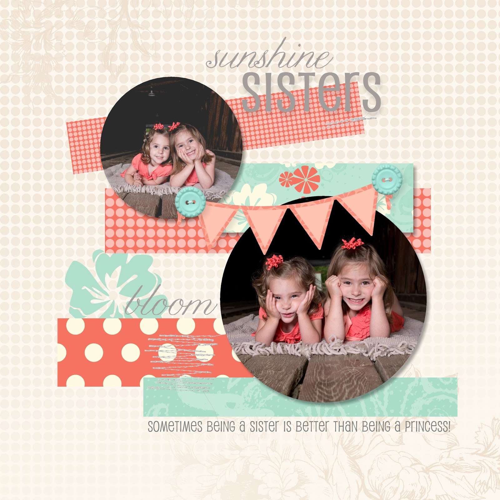 nutmeg creations Sisters MDS Virtual Crop Challenge