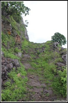Way towards Fort entrance...Vairaatgad Fort Way towards Fort entrance...Vairaatgad Fort