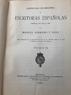 puntes para una biblioteca de escritoras españolas Don Manuel Serrano Sanz