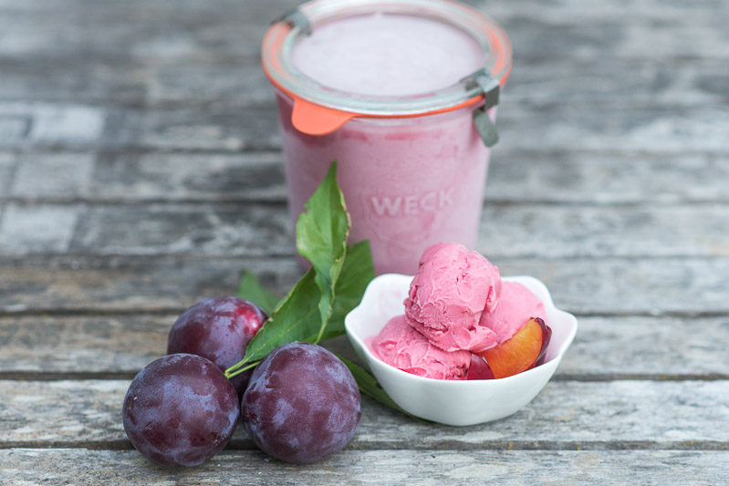 Santa Rosa Plum Ice Cream