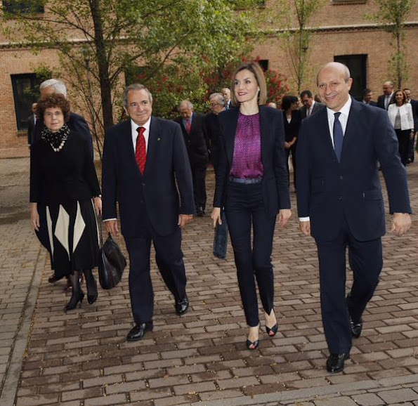Queen Letizia of Spain attended the annual meeting of Students Residence (Residencia de Estudiantes)