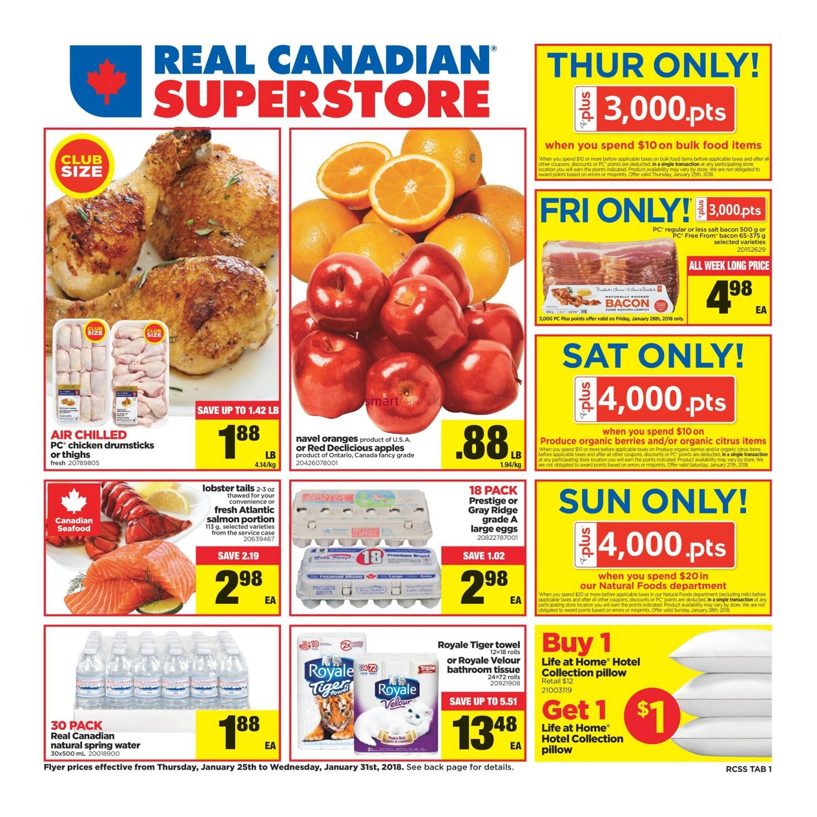 real canadian superstore canada flyer january 25 31 2018 canadian superstore flyer