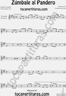 Partitura de Zúmbale al Pandero para Trompeta y Fliscorno by Sheet Music for Trumpet and Flugelhorn Music Scores